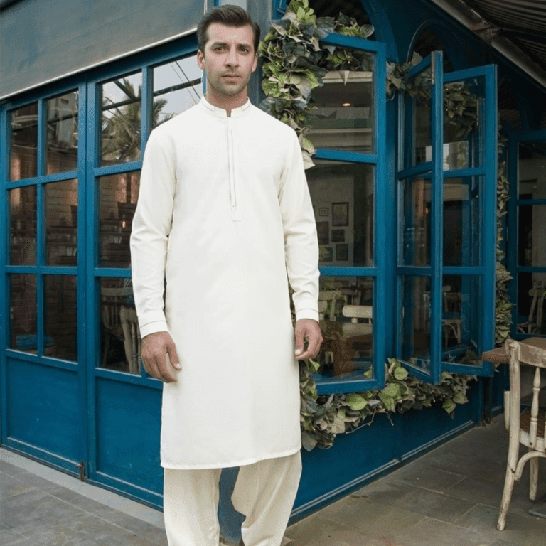 Men’s Unstitched Wash And Wear Plain Suit