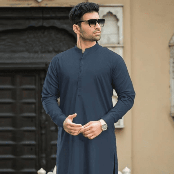 Men’s Unstitched Wash And Wear Plain Suit