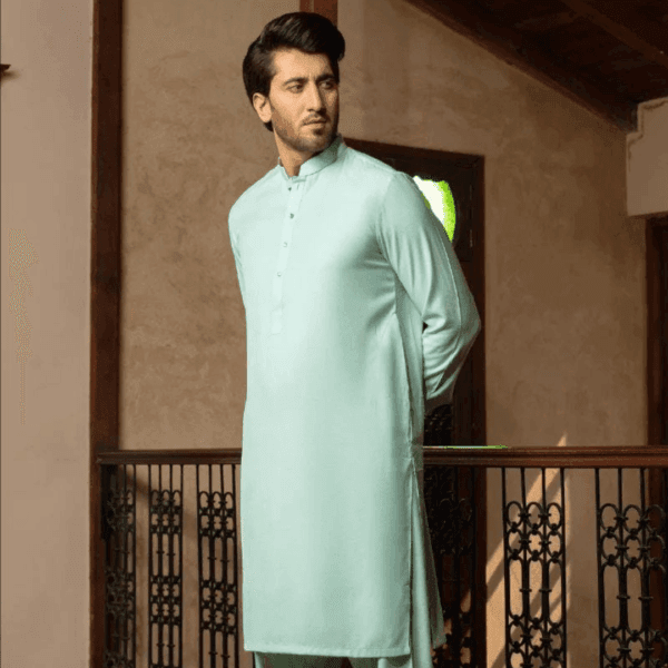 Men’s Unstitched Wash And Wear Plain Suit