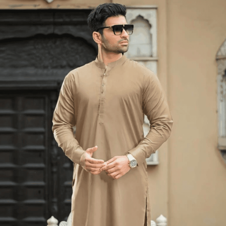 Men’s Unstitched Wash And Wear Plain Suit