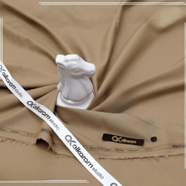 Men’s Unstitched Wash And Wear Plain Suit - Image 2